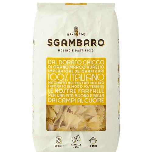 Макаронні вироби Sgambaro Farfalle 500 г (8009385331657)