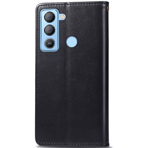 Чохол для телефона Mobile Case GETMAN Gallant Black для TECNO Pop 5 LTE: Матеріал Искусcтвенная шкіра і Термополиуретан