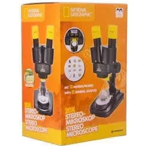 Мікроскоп National Geographic Stereo 20x (9119000): Особливості З підсвічуванням