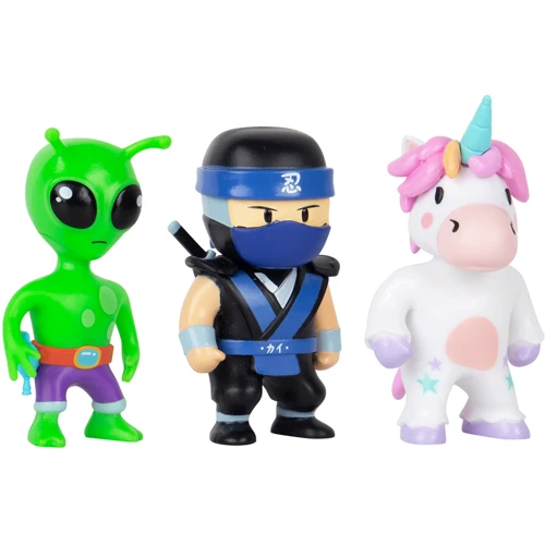 Набор коллекционных фигурок Stumble Guys - Ниндзя Кай, Спринклс, Пришелец (SG2020-5): Пол Унисекс