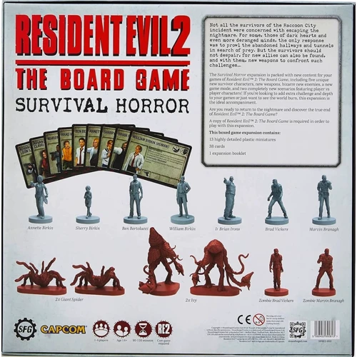 Настільна гра Steamforged Games Ltd. Resident Evil 2: The Board Game - Survival Horror Expansion: Виробник Steamforged Games Ltd