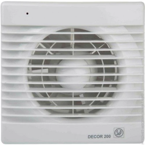 Витяжний вентилятор Soler & Palau DECOR-200 C: Призначення побутовий
