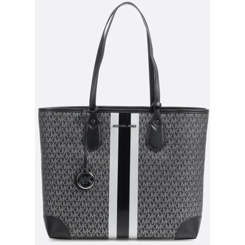 Женская сумка шоппер Michael Kors LG TOTE темно-серая (30F2SV0T3V023): Застежка Без застежки