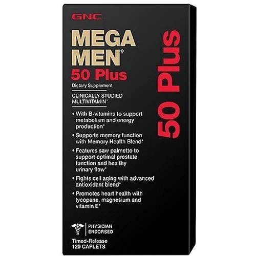 GNC Mega Men 50 Plus 120 caps