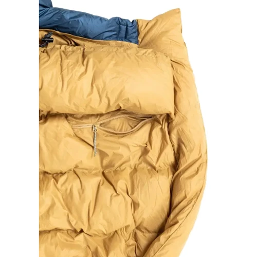 Спальный мешок Turbat KUK 500 legion blue/dark cheddar - 185 см - синий/оранжевый (012.005.0365): Вес с упаковкой 980 г