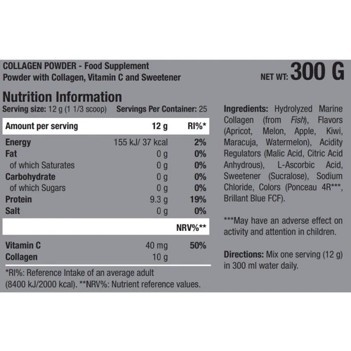 Scitec Nutrition Collagen Powder 12 g /sample/ Fruit Punch: Пол Унисекс