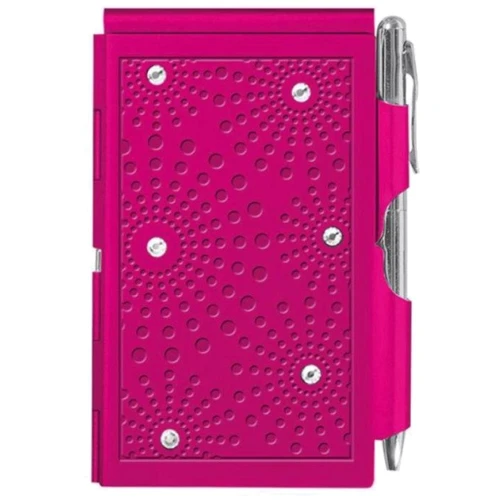 Карманный блокнот с ручкой Troika Glitz Pink (FN1624)