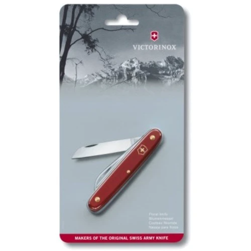 Нож Victorinox Floral 100мм/1 функция/красный матовый (3.9050.B1)