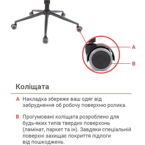 Крісло АКЛАС Авіс TILT Gray fabric Сіре (00127047) фото 24