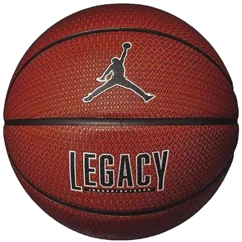 М'яч для гри NIKE JORDAN LEGACY 2.0 8P DEFLATED AMBER/BLACK/METALLIC SILVER/BLACK баскетбольний size 7