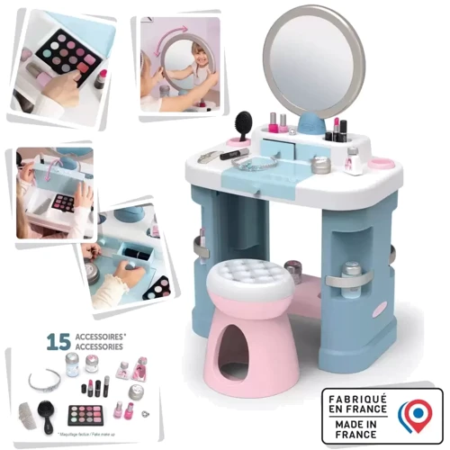 Ігровий набір Smoby Toys Бьюті столик з набором косметики 15 аксесуарів (320249): Вік от 3-х лет