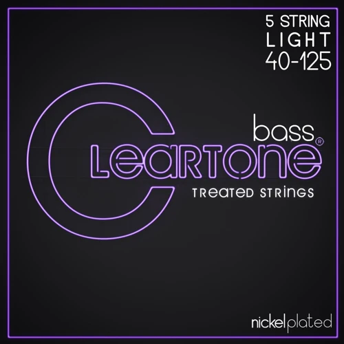 Струна для гитар Струны CLEARTONE 6440-5 BASS NICKEL-PLATED LIGHT 5 STRING (40-125) (6440-5)