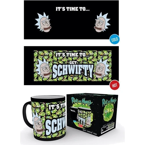 Кружка теплочутливі GB eye Rick and Morty Get Schwifty 300 мл