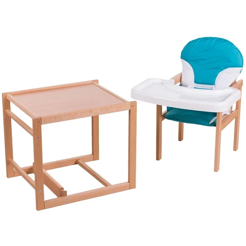 Стульчік- трансформер For Kids Бук-02 світлий пластикова стільниця блакитний (60933)