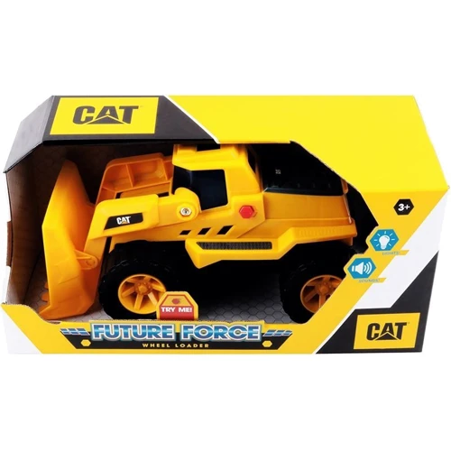 Колесный погрузчик Funrise CAT Future Force со светом и звуком 28 см (82379)