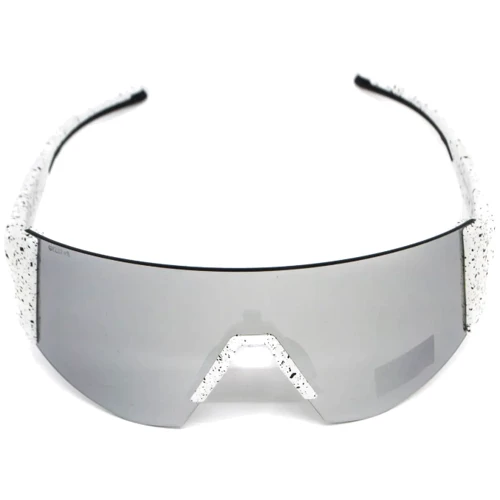 Спортивні окуляри Окуляри захисні відкриті Global Vision Astro White (G-Tech™ silver), дзеркальні сірі у білій оправі (з можливістю встановлення діоптричної вставки) (GV-ASTRW-SM): Колір лінз Серый