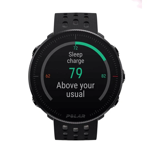 Смарт-часы Polar Vantage M2 Black-Grey S/L (90085160): Дисплей 1.2" (240x240)