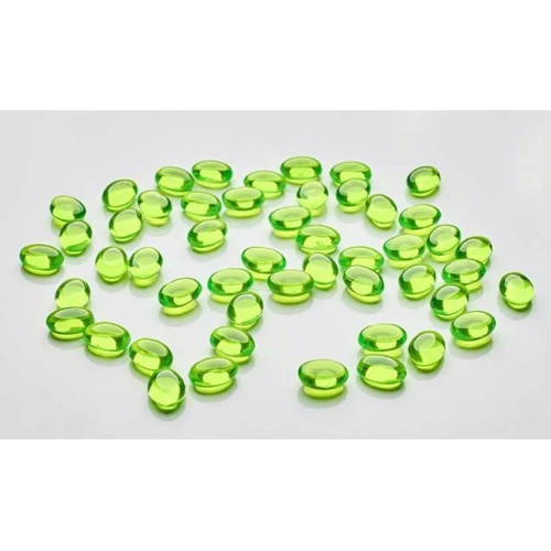 Цветные камушки Resun MagicBeans MB50G для декора аквариума салатовые (138918) фото 1