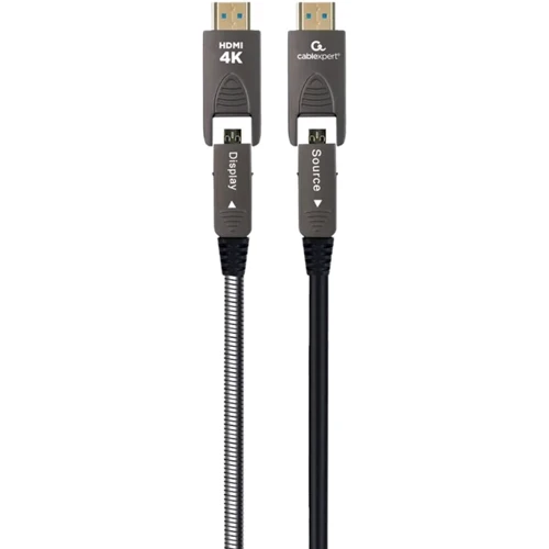 Кабель и переходник Cablexpert (AOC) HDMI-A/D на A/D V.2.0, 4К 60Гц 10 м (CCAP-HDMIDD-AOC-10M)