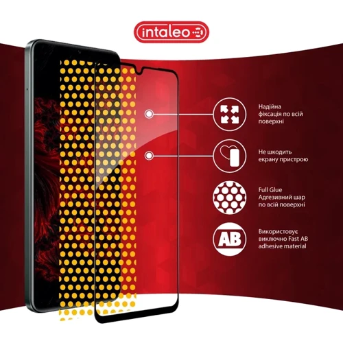 Intaleo Tempered Glass Full Glue Black for Realme C61 фото 6
