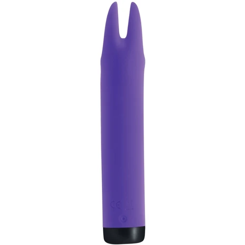 Вибратор S Pleasures Bullets Amethyst (с двумя отростками, 10 режимов)