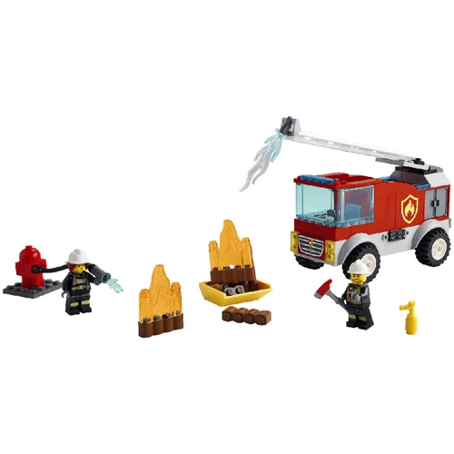 LEGO City Пожарная машина с лестницей (60280): Количество деталей, шт. 88