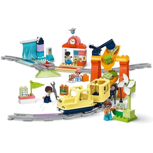 Конструктор LEGO DUPLO Town Большой интерактивный общественный поезд 103 детали (10428): Рекомендуемый возраст 3+