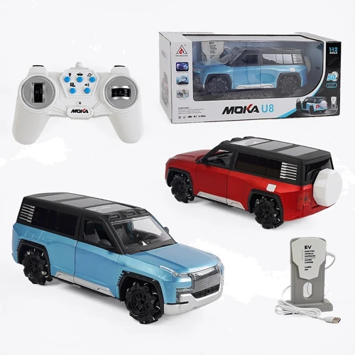 Машинка на радиоуправлении Moka U8: свет, звук, автопарковка, 1:12, открываются двери (2 цвета) (2155)
