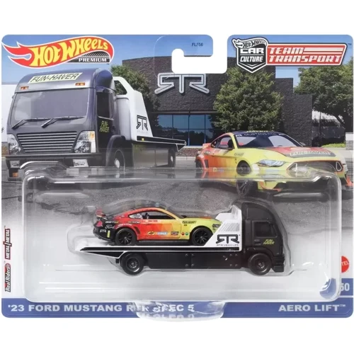 Колекційна машинка Hot Wheels '23 Ford Mustang RTR Spec 5 та транспортера Aero Lift серії Car Culture (FLF56/HKF39) фото 8