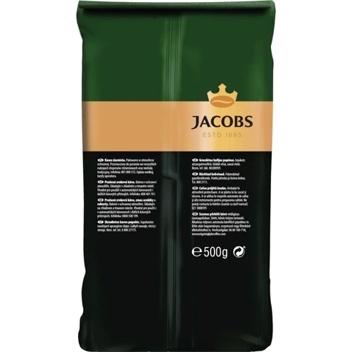 Кофе в зернах Jacobs Cafe Espresso 500 г (8711000539248): Вес нетто 500 г