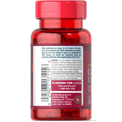Puritan's Pride Q-SORB Co Q-10 200 mg 60 Softgels