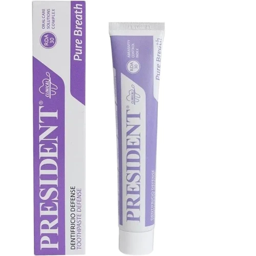 President Defense Зубна паста 75 ml: Призначення Свежесть дыхания, Антибактериальное