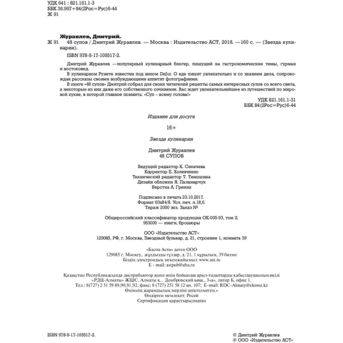 48 супов: Автор Дмитрий Журавлев