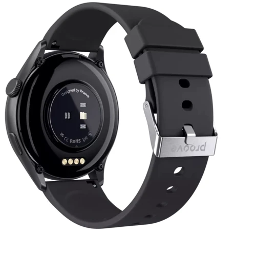 Смарт-годинник Proove Quantum Black: Матеріал корпуса цинковий сплав + ABS-пластик