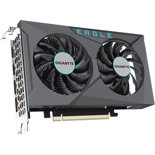 Відеокарта GIGABYTE GeForce RTX3050 6Gb EAGLE OC (GV-N3050EAGLE OC-6GD): Обсяг пам'яті, Гб 6
