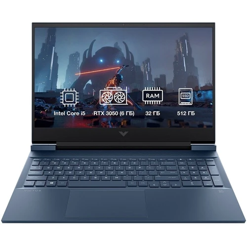 Ноутбук HP Victus 16-s0009ua (8F2D0EA) UA: Процессор AMD Ryzen 5 7640HS (4.3 - 5.0 ГГц) / 6 - ядерный
