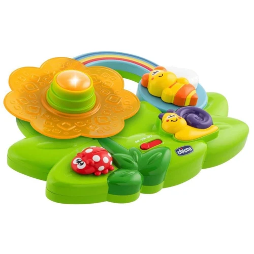 Іграшка музична Chicco Sensory Flower (10156.00): Призначення іграшки Музичне сприйняття, Дрібна моторика, Кмітливість, Творчий розвиток, Емоційний розвиток, Колірне спри