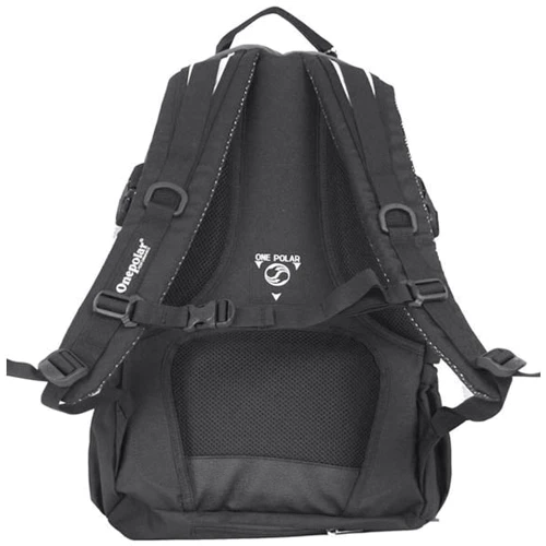 Мужской рюкзак Onepolar черный (W1003-black): Фактура Тканая, Матовая