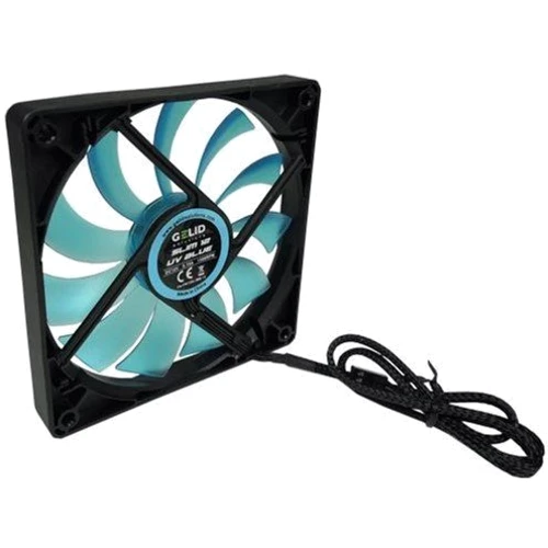 Кулер Gelid Solutions Slim 12 UV Blue 120 mm (FN-FW12SlimB-15): Уровень шума, dB 24.6