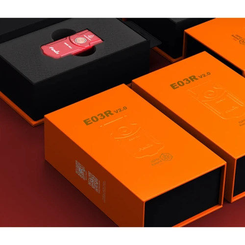 Фонарь туристический Fenix E03R V2.0 красный (E03RV20RED): Дальность подсветки, м 90