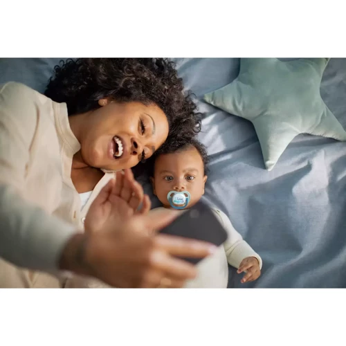 Пустушка ортодонтична Philips AVENT Ultra Air "I love…" для хлопчиків 0-6 міс 2 шт (SCF080/01): Вид пустушки классическая
