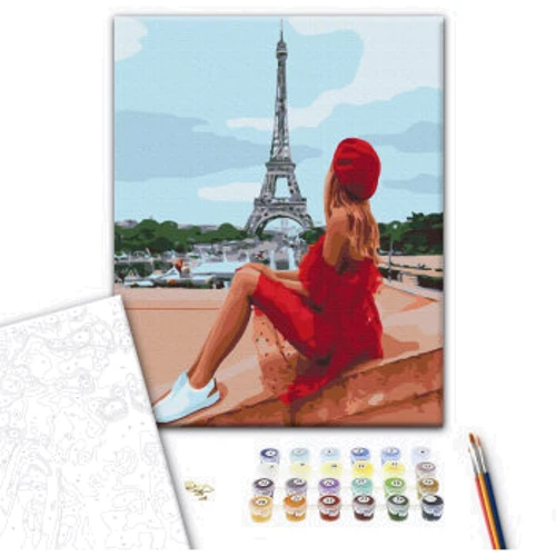 Картина за номерами Brushme Красуня в Парижі 40x50 см (BS51640): Виробник Brushme