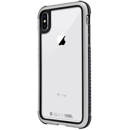 Чехол для iPhone SwitchEasy Glass Rebel Silver (GS-103-46-173-96) for iPhone Xs Max: Цвет серебристый
