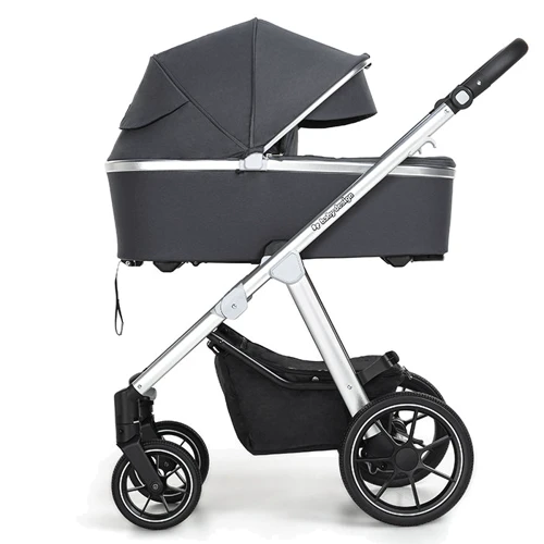 Универсальная коляска 2 в 1 Baby Design BUENO 217 GRAPHITE (без вышивки): Количество блоков 1