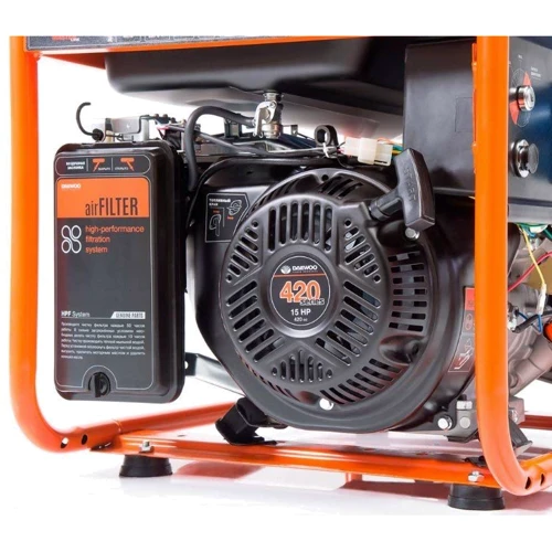Генератор бензиновый Daewoo GDA 7500DPE-3 6,5kW: Тип запуска комбинированный