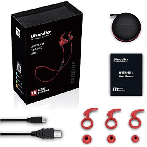 Наушники Bluedio TE Red: Тип крепления без креплений