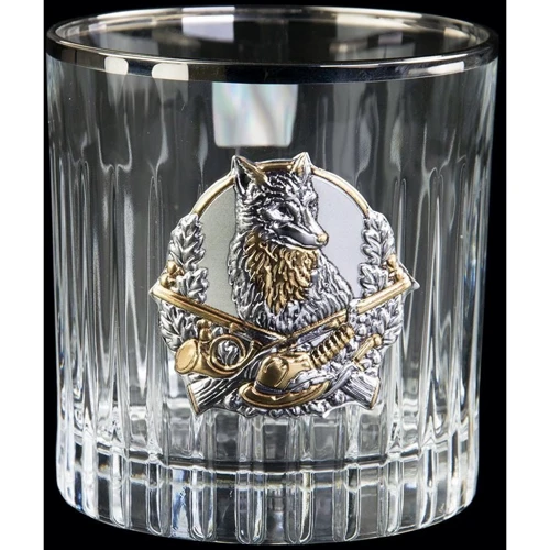 Набор для виски Boss Crystal Охота 7 предметов, платина, серебро, золото, хрусталь (BCR7HUNTPL) фото 3