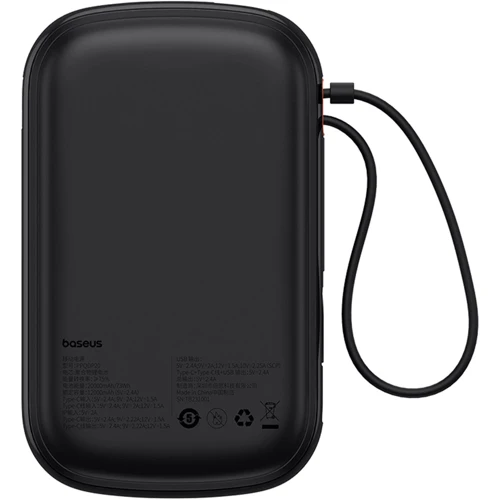 Внешний аккумулятор Baseus Power Bank 20000mAh Qpow Pro FC 22.5W Black (P10067103113-00): Тип батареи Литий-полимерные