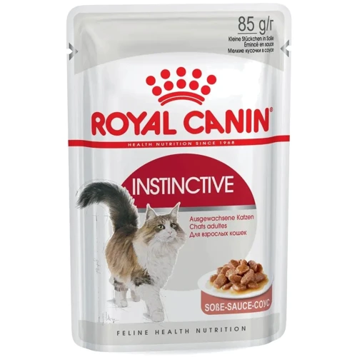 Влажный корм для котов Royal Canin Instinctive Кусочки в соусе 85 г (4059001)