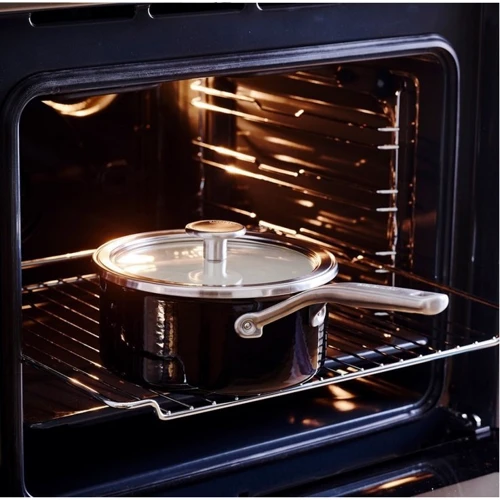 Ковш с крышкой KitchenAid Steel Core 20 см 2.4 л матовый черный (CC005999-001)